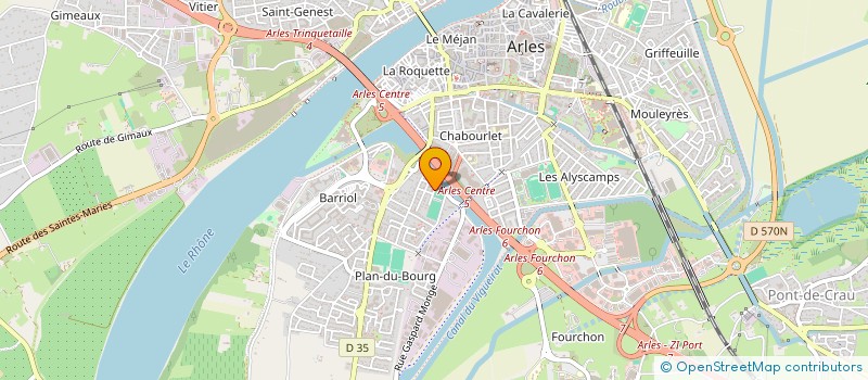 localisation de l'entreprise ASSOCIATION DES PECHEURS ARLES-SAINT MARTIN DE CRAU AGREEE POUR LA PECHE ET LA PROTECTION DU MILIEU AQUATIQUE à ARLES