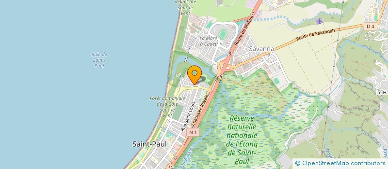 localisation de l'entreprise ASSOCIATION DES PECHEURS DE L'ETANG à SAINT-PAUL