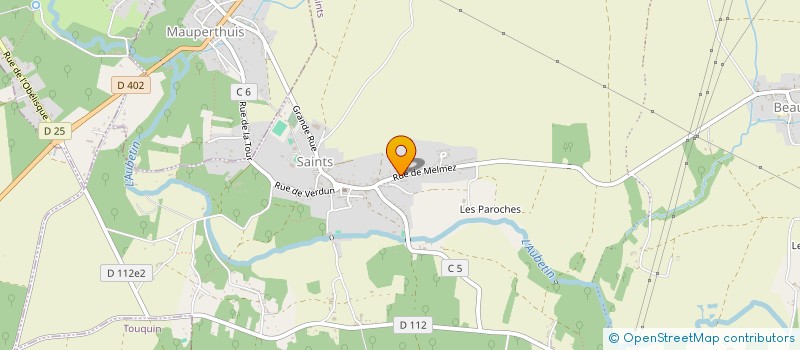 localisation de l'entreprise ASSOCIATION DES PECHEURS DE L'ETANG DE MORTCERF  BEAUTHEIL-SAINTS