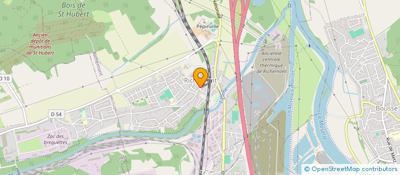 localisation de l'entreprise ASSOCIATION DES PECHEURS MONDELANGEOIS  RICHEMONT