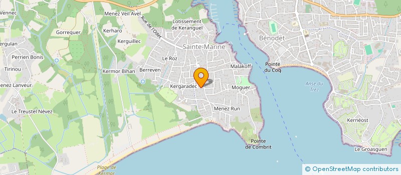 localisation de l'entreprise ASSOCIATION DES PECHEURS PLAISANCIERS DE L'ODET  COMBRIT