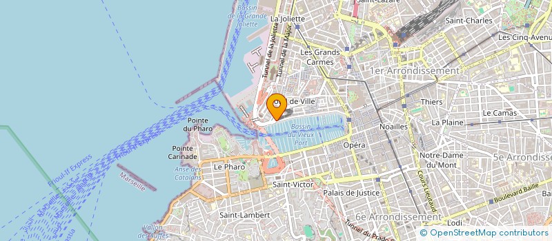 localisation de l'entreprise ASSOCIATION DES PECHEURS PROFESSIONNELS ET PLAISANCIER DE SAINT JEAN  MARSEILLE