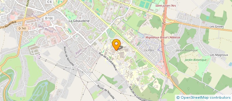 localisation de l'entreprise ASSOCIATION DES PEDIATRES EN FORMATION DE POITIERS à POITIERS