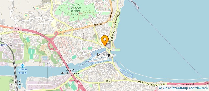 localisation de l'entreprise ASSOCIATION DES PEDIATRES LIBERAUX DU SUD DE L ETANG DE BERRE à MARTIGUES
