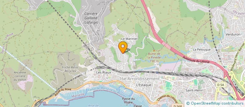 localisation de l'entreprise ASSOCIATION DES PEINTRES DE L ESTAQUE à MARSEILLE