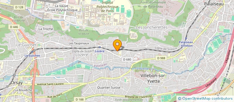 localisation de l'entreprise ASSOCIATION DES PEINTRES ET SCULPTEURS DE PALAISEAU à PALAISEAU