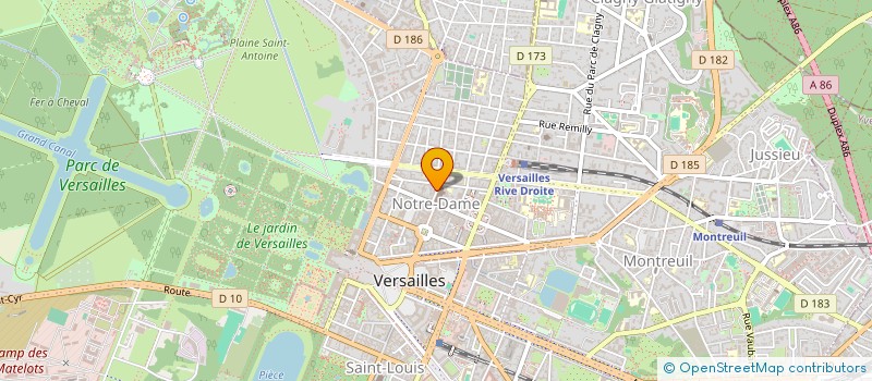 localisation de l'entreprise ASSOCIATION DES PENALISTES D AFFAIRES DE VERSAILLES à VERSAILLES