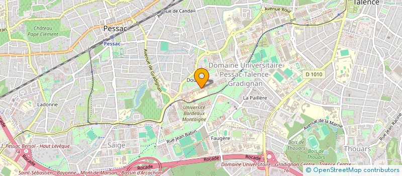 localisation de l'entreprise ASSOCIATION DES PENALISTES SANS FRONTIERE à PESSAC