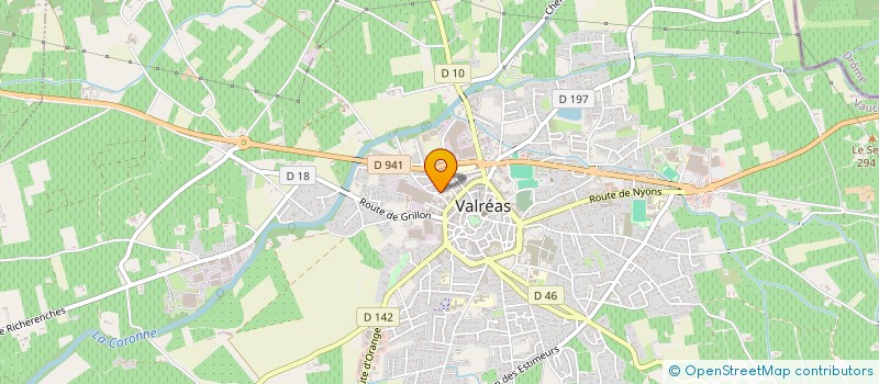 localisation de l'entreprise ASSOCIATION DES PENITENTS DE VALREAS à VALREAS