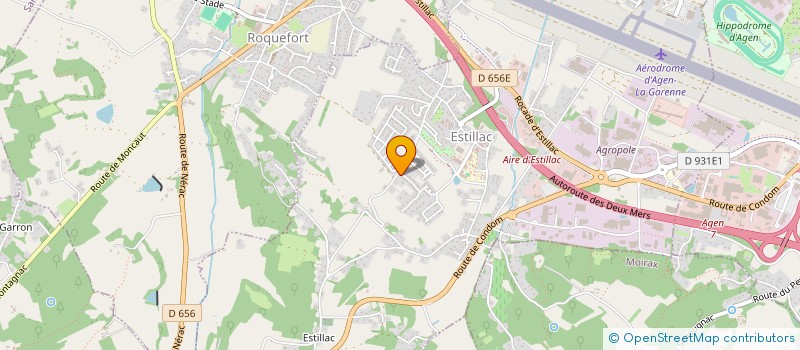 localisation de l'entreprise ASSOCIATION DES PERSONNELS, AMIS ET ANCIENS DE LA BMO D'AGEN  ESTILLAC