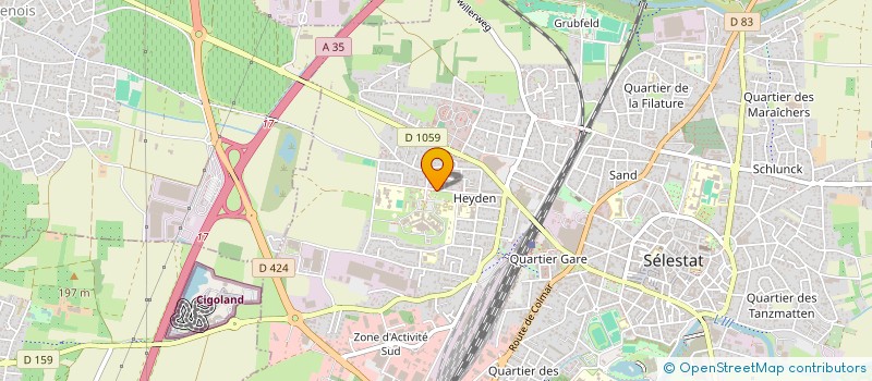 localisation de l'entreprise ASSOCIATION DES PERSONNELS DU BLOC OPERATOIRE SELESTAT APBOS  SELESTAT