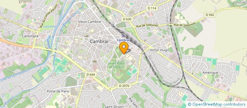 localisation de l'entreprise ASSOCIATION DES PERSONNELS DU COLLEGE PAUL DUEZ  CAMBRAI