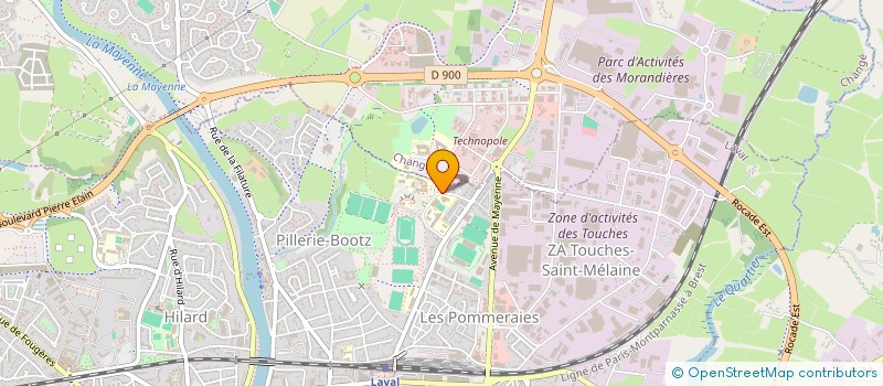 localisation de l'entreprise ASSOCIATION DES PERSONNELS IUT LAVAL à LAVAL