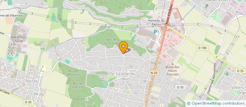 localisation de l'entreprise ASSOCIATION DES PERSONNELS SPORTIFS DES ADMINISTRATIONS PUBLIQUES ET DE L'ASSISTANCE PUBLIQUE  LA VILLE-DU-BOIS