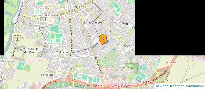 localisation de l'entreprise ASSOCIATION DES PERSONNES AGEES DE LA CHARITE à CAEN