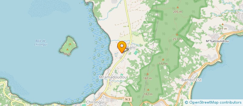 localisation de l'entreprise ASSOCIATION DES PERSONNES AGEES DE MOINATRINDRI à BOUENI