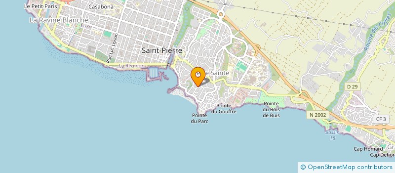 localisation de l'entreprise ASSOCIATION DES PERSONNES AGEES DU SUD à SAINT-PIERRE
