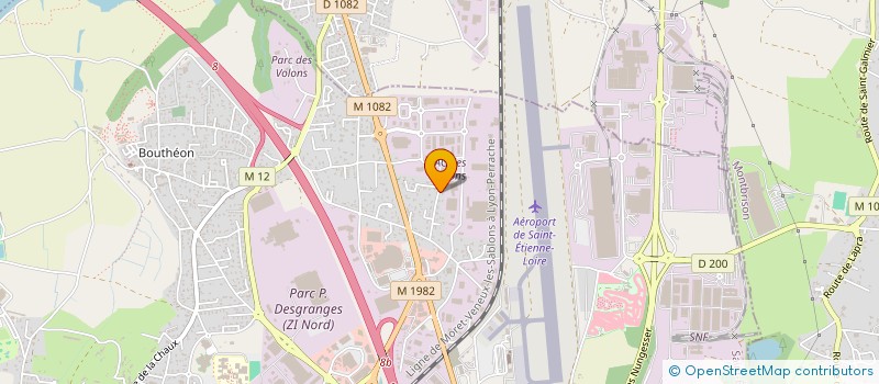 localisation de l'entreprise ASSOCIATION DES PERSONNES COMPETENTES EN RADIOPROTECTION DE RHONE ALPES  ANDREZIEUX-BOUTHEON