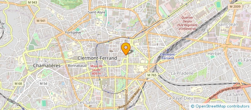 localisation de l'entreprise ASSOCIATION DES PERSONNES HANDICAPEES DANS L'OCEAN INDIEN  CLERMONT-FERRAND