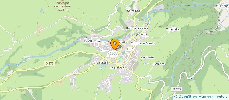 localisation de l'entreprise ASSOCIATION DES PETITES CITES DE CARACTERE EN AUVERGNE RHONE-ALPES  BESSE-ET-SAINT-ANASTAISE
