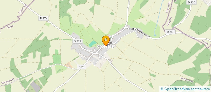 localisation de l'entreprise ASSOCIATION DES PETITES GRAINES  SACQUENAY