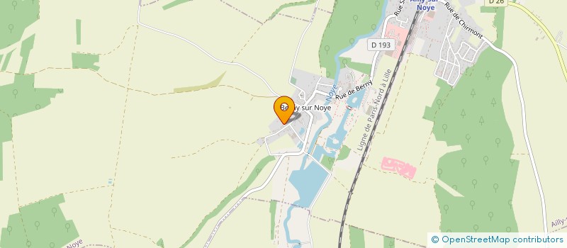 localisation de l'entreprise ASSOCIATION DES PETITS CAVALIERS DU VAL DE NOYE  AILLY-SUR-NOYE