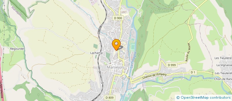 localisation de l'entreprise ASSOCIATION  DES PETITS CHANTEURS DE NOTRE DAME  MARVEJOLS