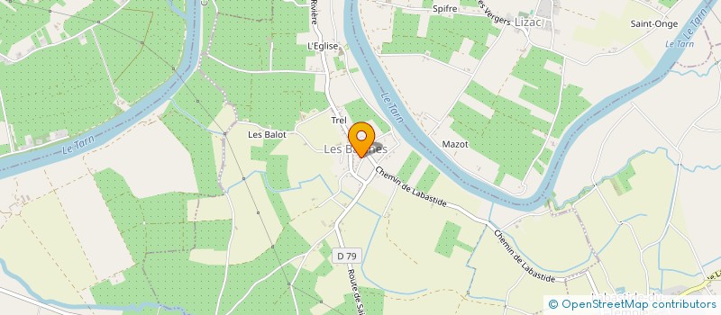 localisation de l'entreprise ASSOCIATION DES PETITS COMEDIENS  LES BARTHES