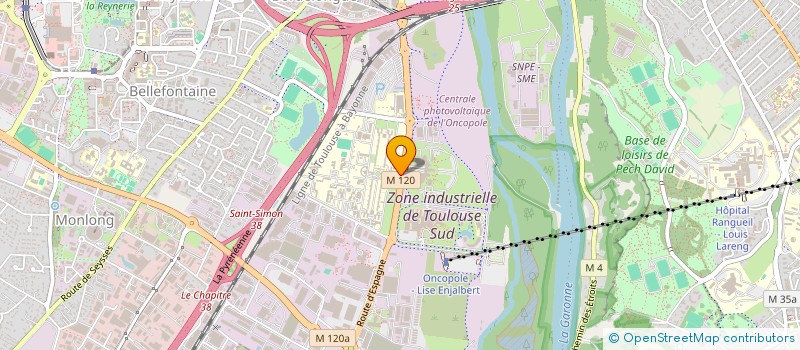 localisation de l'entreprise ASSOCIATION DES PHARMACIENS DU SUD-OUEST à TOULOUSE