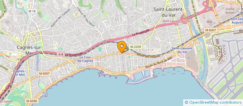 localisation de l'entreprise ASSOCIATION DES PHILIPPINS DE LA COTE D AZUR à CAGNES-SUR-MER