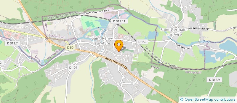 localisation de l'entreprise ASSOCIATION DES PIANISTES REMOIS ARPEGE à ST REMY SUR AVRE