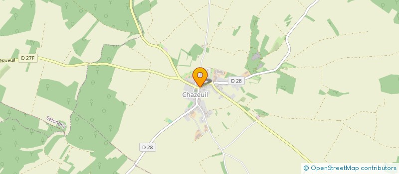 localisation de l'entreprise ASSOCIATION DES PIERRES CHAZUBEENNES à CHAZEUIL