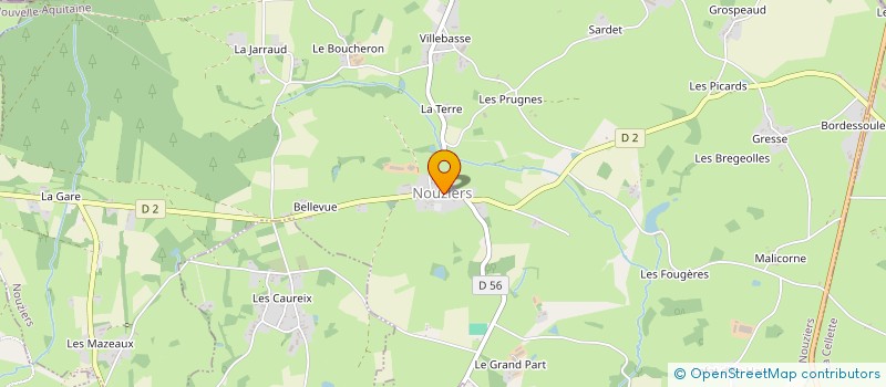 localisation de l'entreprise ASSOCIATION DES PIERRES DE NOUZIERS  NOUZIERS