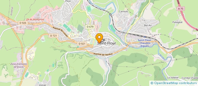 localisation de l'entreprise ASSOCIATION DES PILOTES DE HAUTE AUVERGNE à SAINT-FLOUR