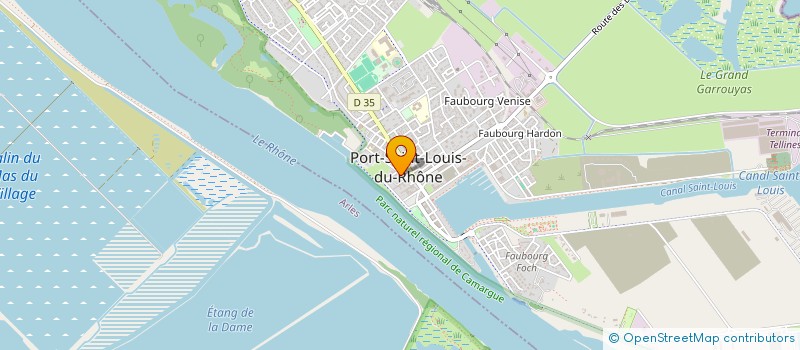 localisation de l'entreprise ASSOCIATION DES PINS  PORT-SAINT-LOUIS-DU-RHONE