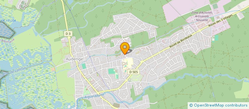 localisation de l'entreprise ASSOCIATION DES PINS : SAUVETAGE ET SECOURISME  AUDENGE