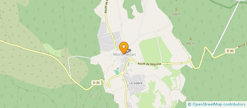 localisation de l'entreprise ASSOCIATION DES PITCHOUNS DE L'ECOLE DE MONTMEYAN (APEM 83) à MONTMEYAN