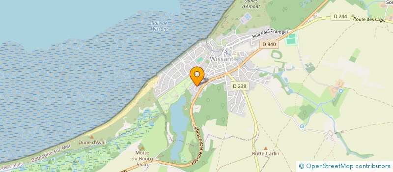 localisation de l'entreprise ASSOCIATION DES PLAISANCIERS DES DEUX CAPS  WISSANT