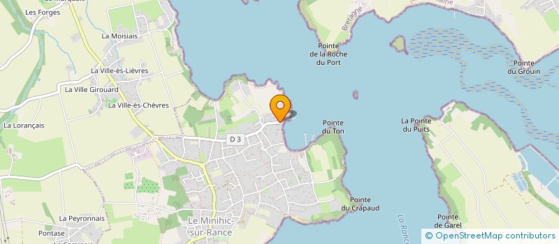 localisation de l'entreprise ASSOCIATION DES PLAISANCIERS DU MINIHIC SUR RANCE  LE MINIHIC SUR RANCE