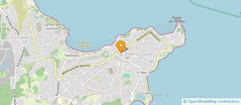 localisation de l'entreprise ASSOCIATION DES PLAISANCIERS DU PORT DE PLOUMANACH  PERROS-GUIREC