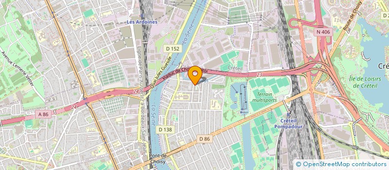 localisation de l'entreprise ASSOCIATION DES POETES URBAINS (APU)  CHOISY-LE-ROI