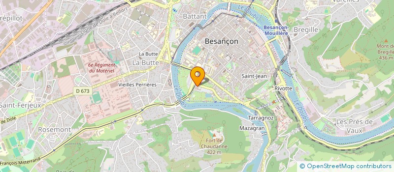 localisation de l'entreprise ASSOCIATION DES POLICIERS BISONTINS à BESANCON