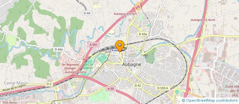 localisation de l'entreprise ASSOCIATION DES POLICIERS D'AUBAGNE à AUBAGNE