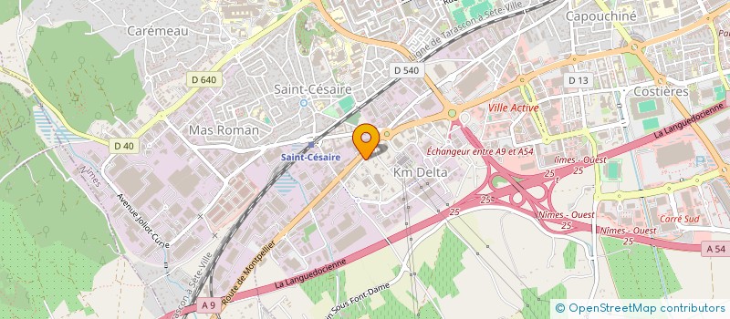 localisation de l'entreprise ASSOCIATION DES PONEYS D'ASTREE  NIMES