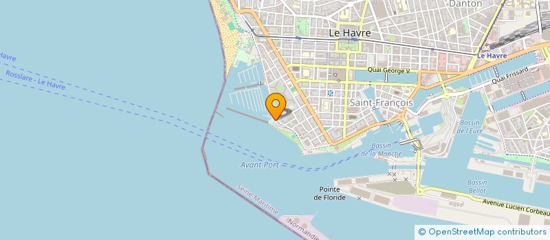 localisation de l'entreprise ASSOCIATION DES PORTS DE PLAISANCE NORMANDS  LE HAVRE