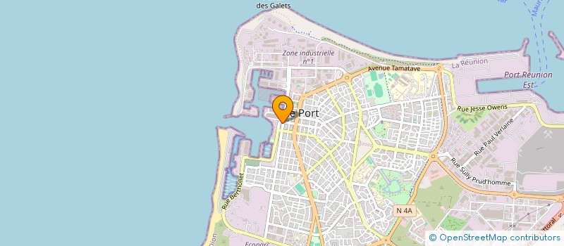 localisation de l'entreprise ASSOCIATION DES PORTS DES ILES DE L'OCEAN INDIEN  LE PORT