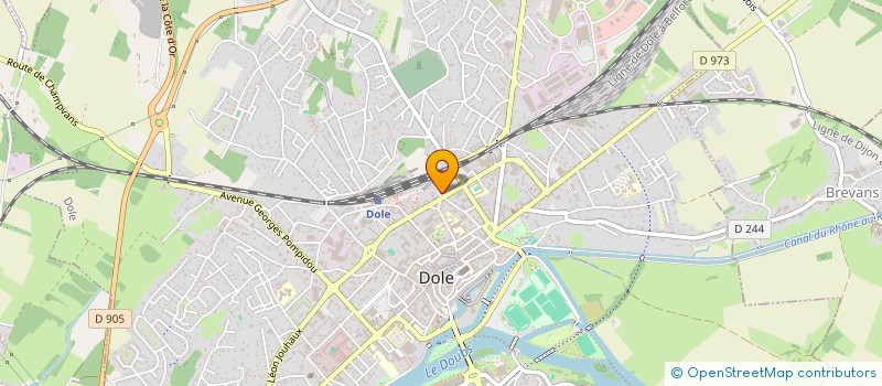 localisation de l'entreprise ASSOCIATION DES PORTUGAIS DE DOLE ET REGION à DOLE