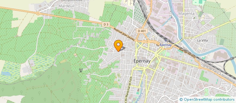 localisation de l'entreprise ASSOCIATION DES POTES DE SEPT LIEUX  EPERNAY