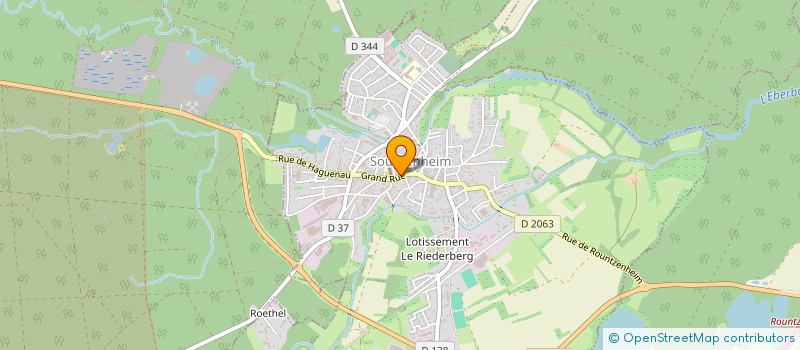 localisation de l'entreprise ASSOCIATION DES POTIERS D'ALSACE DU NORD  SOUFFLENHEIM