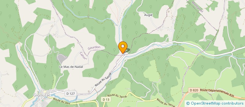 localisation de l'entreprise ASSOCIATION DES POTIERS D'UZECH-LES-OULES  UZECH